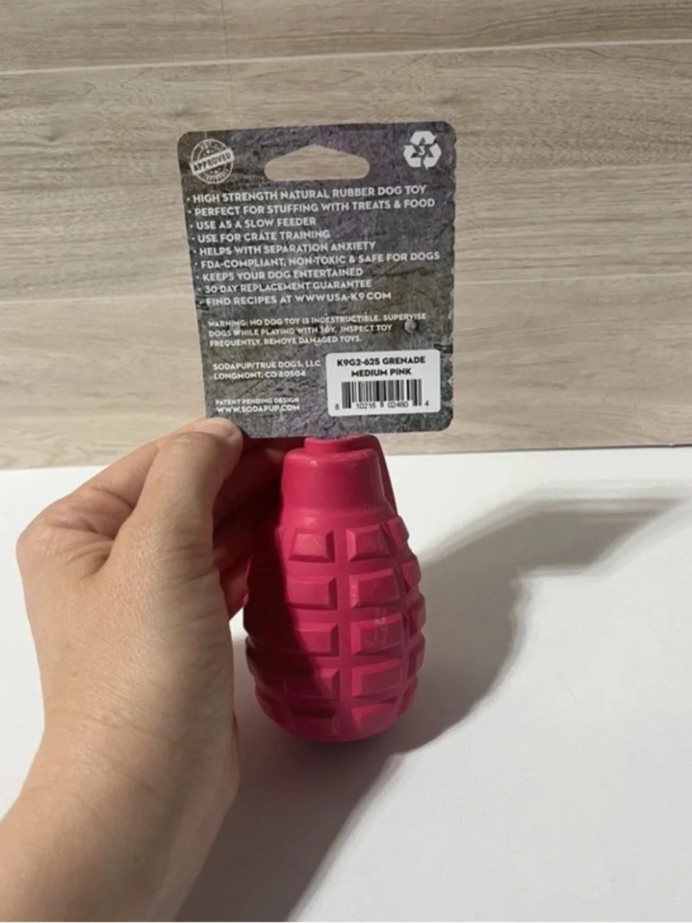 NWT Dog treat dispenser chew toy- durable!